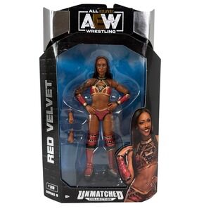 NEW AEW Wrestling‎ 6" Red Velvet Action Figure #38 Series 5